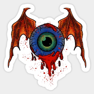 Eyeball bat wings Sticker